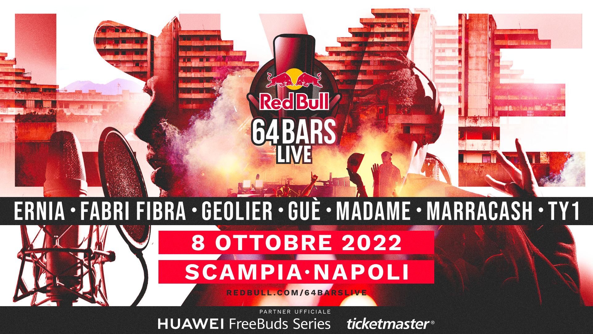 Red Bull 64 Bars live: l’evento a Scampia è sold out